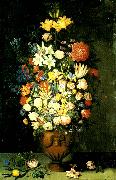 Ambrosius Bosschaert stilleben med stor blomstervas Sweden oil painting artist